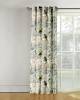leafy pattern polyester readymade curtains available for bedroom window